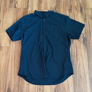RVCA Men's Black Short Sleeve Shirt